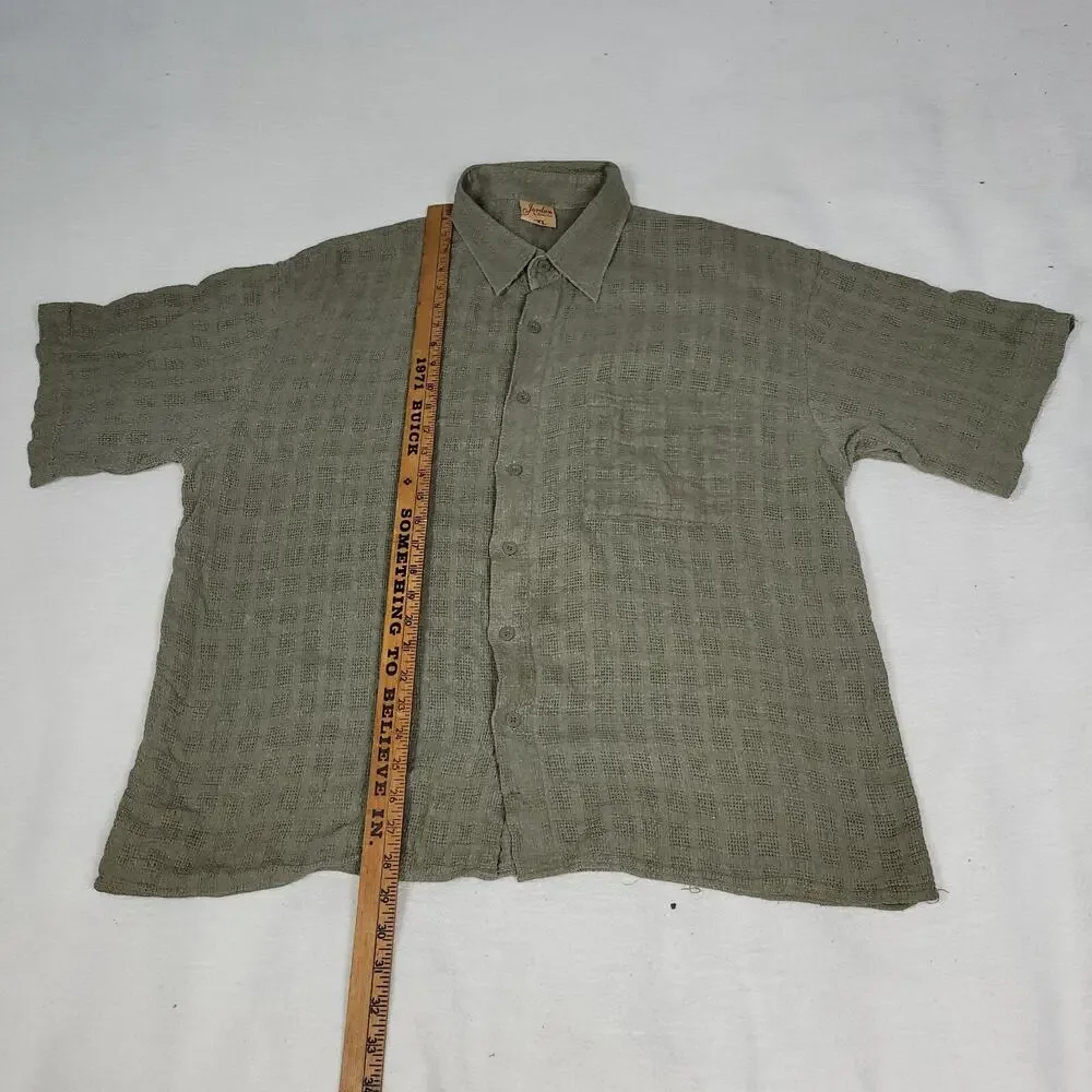 Jordan by Claudio Nucci Shirt Size XXL Button Down Short Sleeve Cooling Comfort